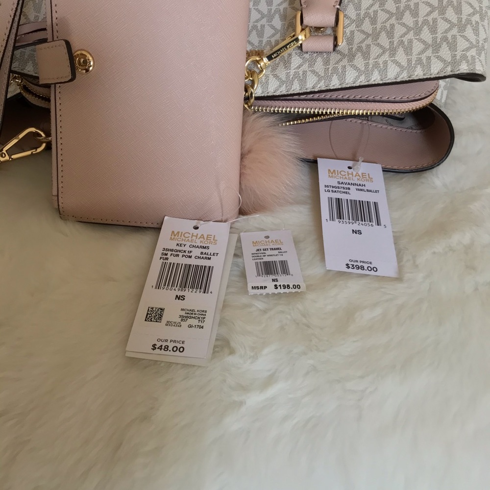 Michael Kors (3pcs) Savannah LG satchel - Picture 7 of 8